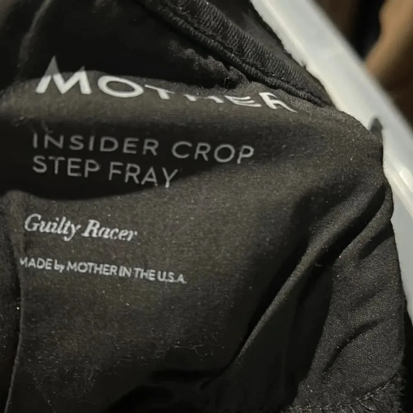 MOTHER THE INSIDER CROP STEP FRAY' STRIPE OUTSEAM JEANS - Picture 16 of 16